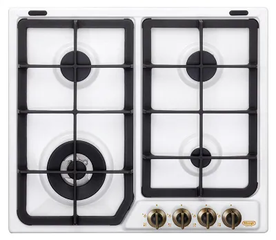 Immagine prodotto di De'Longhi BF 46 PRO, Bianco, Incasso, 60 cm, Gas, Smalto, 4 zone/zone