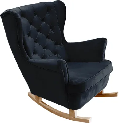 Produktbild von DomoHome Relaxsessel Armlehnensessel Armlehnen Fernsehsessel Loungesessel Polstersessel Couchsessel Armsessel Chair Wohnzimmersessel Ohrensessel | 102x81x95cm | Black 29863