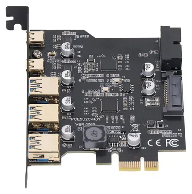 Obrázek produktu pro PCIe na USB 3.2 karta se 3 USB A a 2 USB C porty