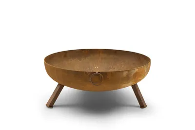 Immagine prodotto di La Favilla - Bombe in acciaio corten (Ø 79 cm, 4 mm, 26 kg) - aspetto arrugginito, resistente alle intemperie, per giardino, patio e uso esterno