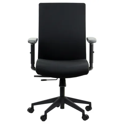 Immagine prodotto di Sedia da ufficio ergonomica girevole RIVERTON F/L, braccioli regolabili, seduta scorrevole (avanti-indietro), nero