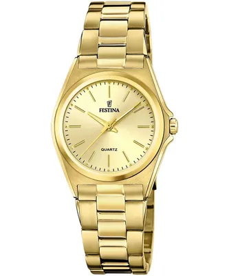 Produktbild von Festina Damen Uhr Casual Edelstahl Armbanduhr gold UF20557/3