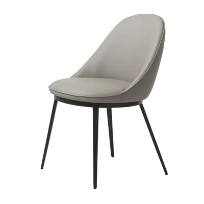 Productafbeelding van Eetkamerstoel Gain Taupe Faux Leather - Giga Living