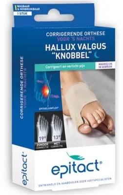 Produktbild von Epitact Hallux valgus Nachtbandage Größe 39/41 (1 Stück)
