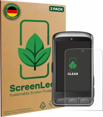 Produktbild von 2x ScreenLeaf Schutzfolie für Wahoo Elemnt ACE Displayschutz Display Schutz Folie Klar Transparent