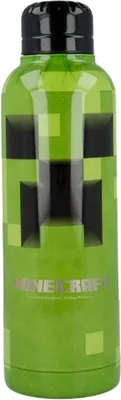 Produktbild von Minecraft Edelstahl-Trinkflasche Creeper