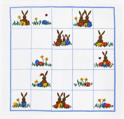 Produktbild von Küchentuch Ostern, Küchentücher Mitbringsel Geschenkidee Tuch Tiere Osterhasen Ostereier