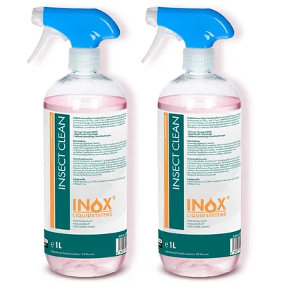 Produktbild von INOX® Insect Clean Insektenreiniger, 2x1L - Insektenentferner Autoreinigung