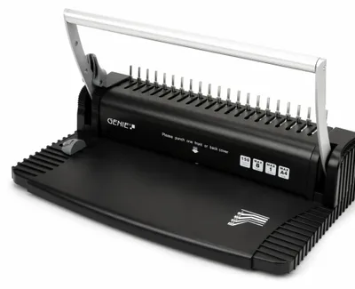 Produktbild von GENIE CB 820 Spiralbindegerät bis DIN A4 für Plastikbinderücken