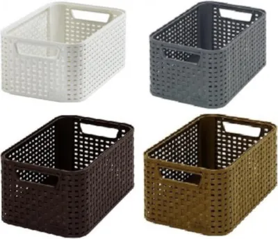 Immagine prodotto di Scatola Stile Rattan Gr.m Dkl.grau
