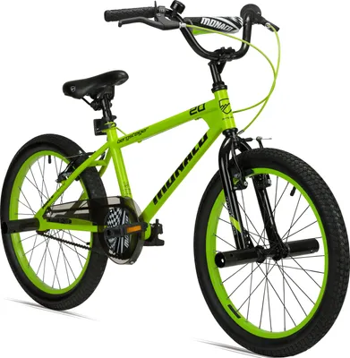 Produktbild von Bergsteiger Monaco 20 Zoll BMX, Kinderfahrrad, geeignet für 6, 7, 8, 9 Jahre, Freestyle, 4 Stahl Pegs, Kettenschutz, Freilauf