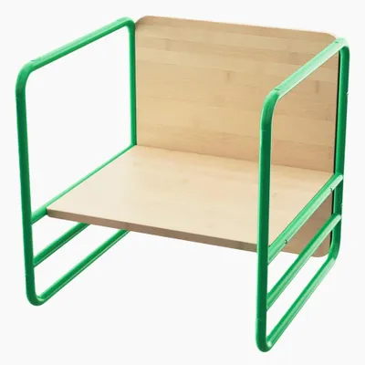 Zdjęcie produktu dla Meble dla dzieci IKEA / SMASKRAKE wielofunkcyjny stolik / krzesełko, zielony