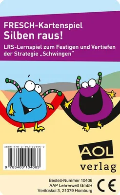 Obrázek produktu pro FRESCH-Kartenspiel: Silben raus!