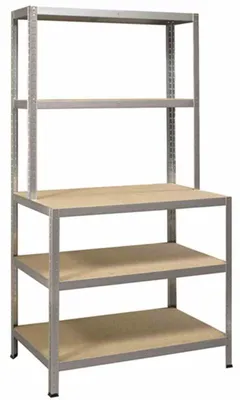 Produktbild von IRONSIDE Steckr.Holz/Metall186x100 mit Werkbank, Tragk.200kg