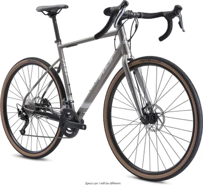 Produktbild von Fuji Jari 2.5 Gravelbike 28 Zoll Gravel Bike Damen und Herren ab 150 cm Road Bike Graveler Bike Cyclocross Fahrrad 16 Gang Shimano Claris, Farbe:matte pewter, Rahmengröße:52 cm