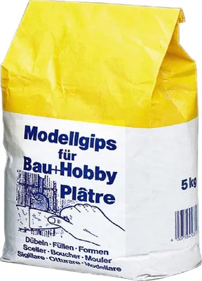Produktbild von decotric Modellgips 5kg Sack für Bau u. Hobby