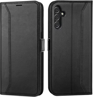 Produktbild von Handyhülle für Samsung Galaxy A54 5G Hülle Flip Case klappbare Tasche Schutzhülle, Schwarz