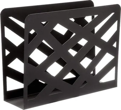 Produktbild von Famanu Zeitschriftenregal Metall Schwarz - B 35 x D 10 x H 26 cm