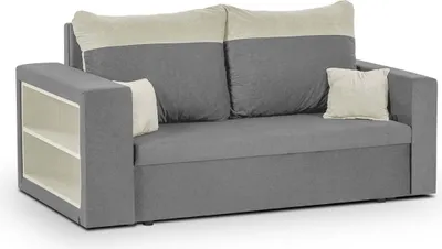 Produktbild von 2-Sitzer-Sofa mit Schlaffunktion PABLO1 - Hellgrau/Creme
