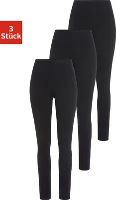 Produktbild von H.I.S. Leggings 3 -teilig schwarz Größe 36/38