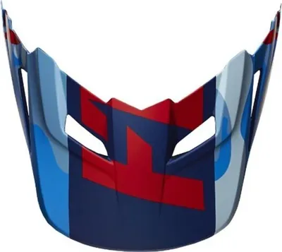 Image de Casque Fox Mx15 V1 avec visière camouflage [Blu Cam]