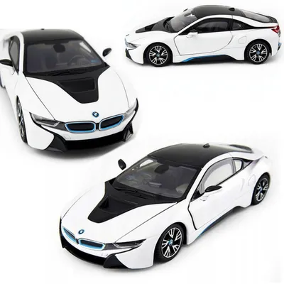 Immagine prodotto di Lebula, auto da collezione in metallo, BMW i8 bianca