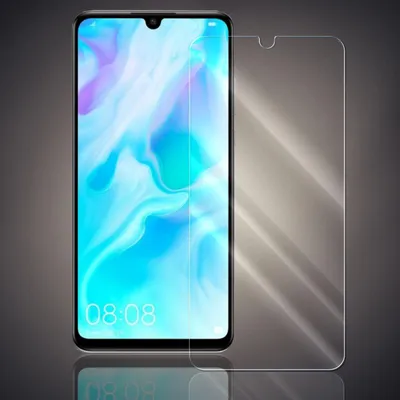 Produktbild von Panzer Folie für Huawei P30 Lite Echt Glas Displayschutzfolie Transparent Glasfolie 9H Härtegrad Schutzglasfolie