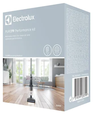 Zdjęcie produktu dla Electrolux ESPK9, Zestaw akcesoriów, Pionowy odkurzacz, Czarny, Niebieski, Biały, Electrolux, Pudełko, 95 mm