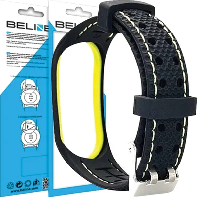 Produktbild von Beline Mi Band 7 Sport Schwarz/Limette