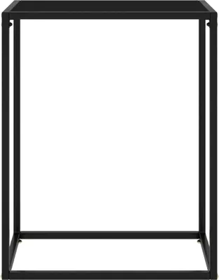 Produktbild von vidaXL Konsolentisch Schwarz 60x35x75 cm Hartglas