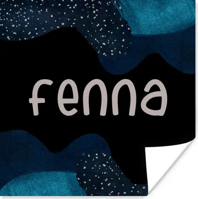 Produktbild von MuchoWow® Poster Fenna - Pastell - Mädchen 100x100 cm - Babyzimmer