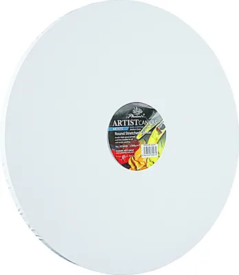 Zdjęcie produktu dla Podobrazie malarskie okrągłe o średnicy 40 cm.