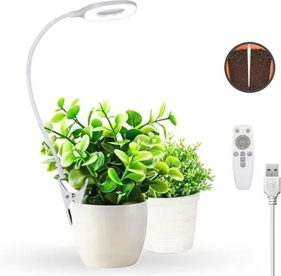 Productafbeelding van Volledig Spectrum Plantenlamp met Timer - Ideaal voor Binnenplanten