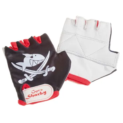 Zdjęcie produktu dla Bike Fashion Gants pour enfants Sharky noir/blanc/rouge Taille : 6