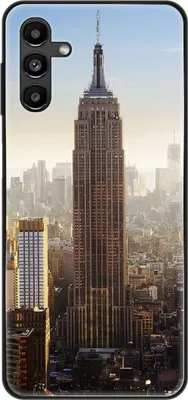 Produktbild von König Design Hülle kompatibel mit Samsung Galaxy A13 5G Kunststoff Soft Handyhülle - Handy Case Empire State Building
