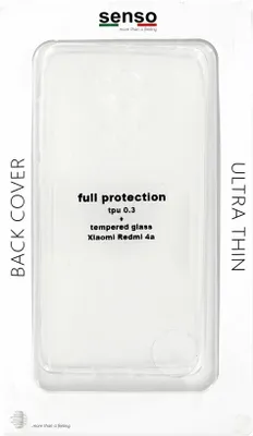 Produktbild von Original Senso Bumper Handyhülle für Xiaomi Redmi 4A Schwarz SEFPXIA4ATR