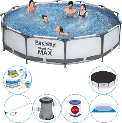 Obrázok produktu pre Príslušenstvo k bazénom Plus - Bestway Steel Pro MAX 366x76 cm Round
