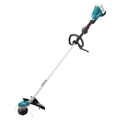 A cordless string trimmer is shown against a white background.