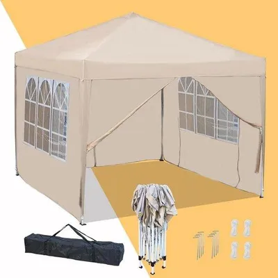 Produktbild von Pavillon 3x3 m - Wasserfest und Stabil für Garten und Feierlichkeiten