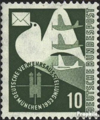 Produktbild von Briefmarken BRD (BR.Deutschland) 1953 Mi 168 gestempelt Deutsche Verkehrsausstellung