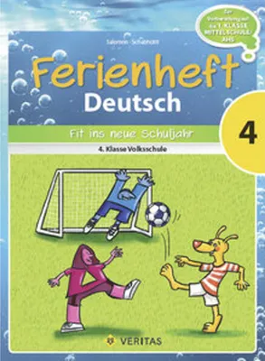 Immagine prodotto di Deutsch Ferienheft 4. Klasse. Volksschule - Fit ins neue Schuljahr