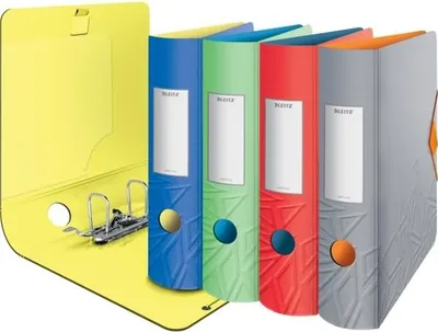 Produktbild von Ordner Active Urban Chic PP A4 82mm sortiert Packung mit 5 Stück