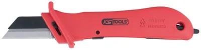 Immagine prodotto di KS TOOLS Coltello per cavi con isolamento protettivo e lama sostituibile, 189 mm ( 117.1148 )