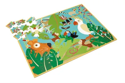 Produktbild von puzzle Dschungel 60 cm 100 Teile