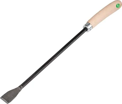 Produktbild von NEUSTANLO - Spargelstecher 46 cm - gebogen Braunschweiger Form - Vierkantstahl mit Holzgriff