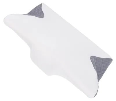 Produktbild von Langsame Rebound-Nackenstütze aus Memory-Schaum für erholsamen Schlaf, komfortables Kissen für die Halswirbelsäule, geeignet für Seitenschläfer (Klein: 25,5 x 19,5 cm)
