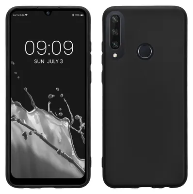 Produktbild von kwmobile Handyhülle für Huawei Y6p Hülle - TPU Case - Kabelloses Laden - Schutzhülle Cover in Schwarz matt