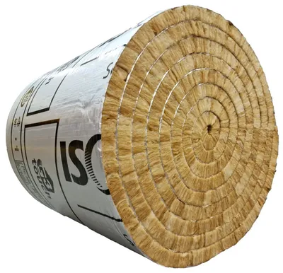 Obrázok produktu pre Isover Climcover Lamella Mat ML3 – vysoko výkonná izolácia 30 mm pre klimatizáciu/vetranie + 50 m hliníková lepiaca páska, 4,8 m²