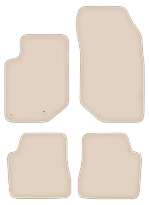 Produktbild von DURBAN Beige Velours-Fußmatten-Set für Citroen C4 X Schrägheck, Limousine (2020-)