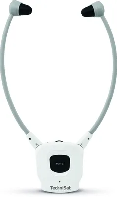 Immagine prodotto di Cuffie secondarie Technisat (senza trasmettitore), auricolari a mentoniera, senza fili, trasmissione radio, funzionamento a batteria (1000/9130)